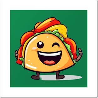 kawaii Taco T-Shirt cute potatofood funny Posters and Art